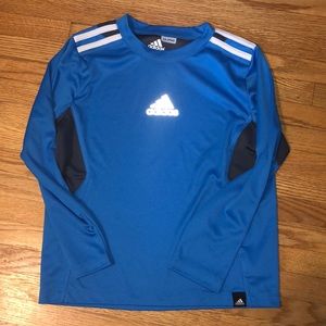 ☀️4/$20☀️ Adidas long sleeved shirt. Sz 5. Blue w/grey.